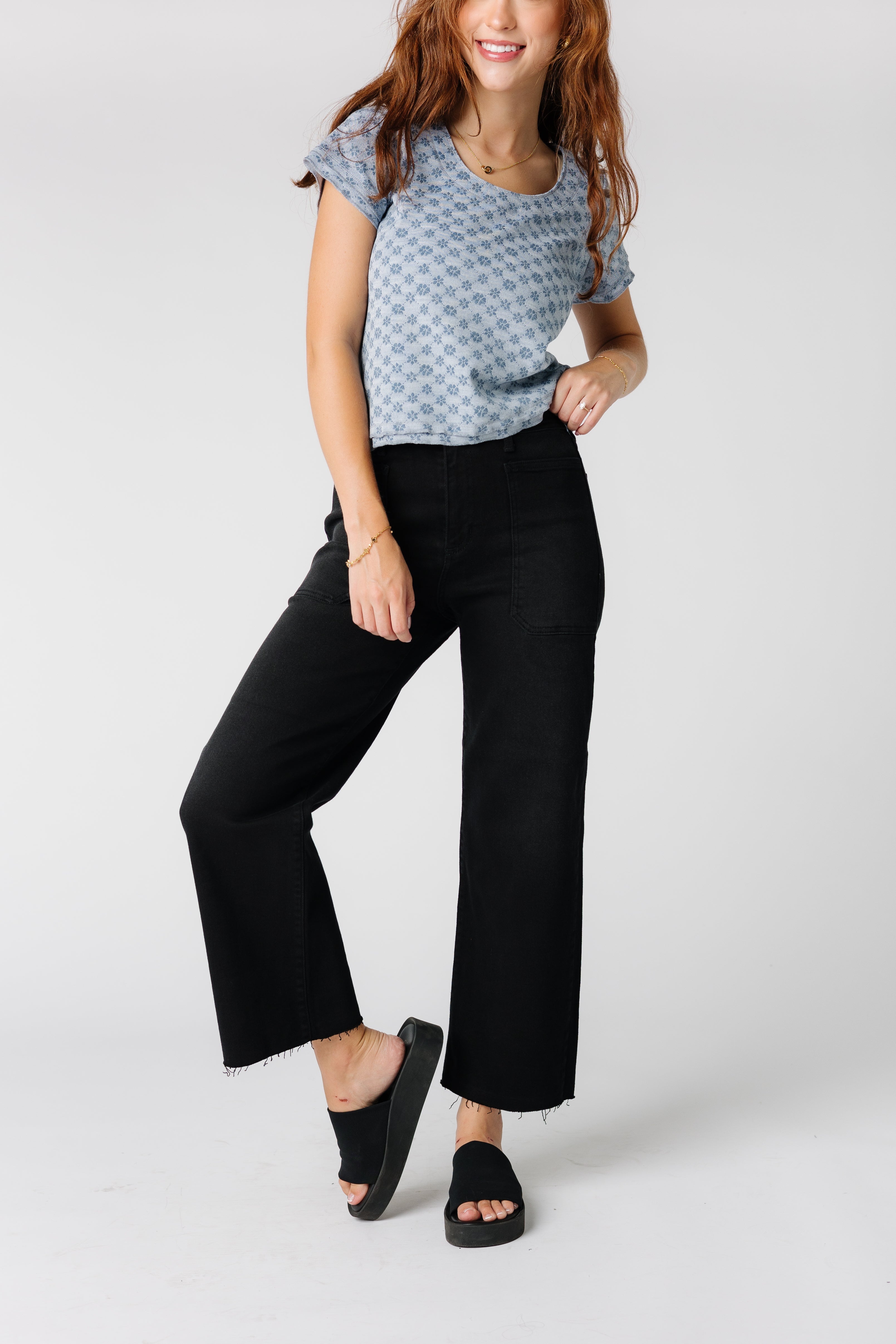 HR Utility Wide Leg Jeans