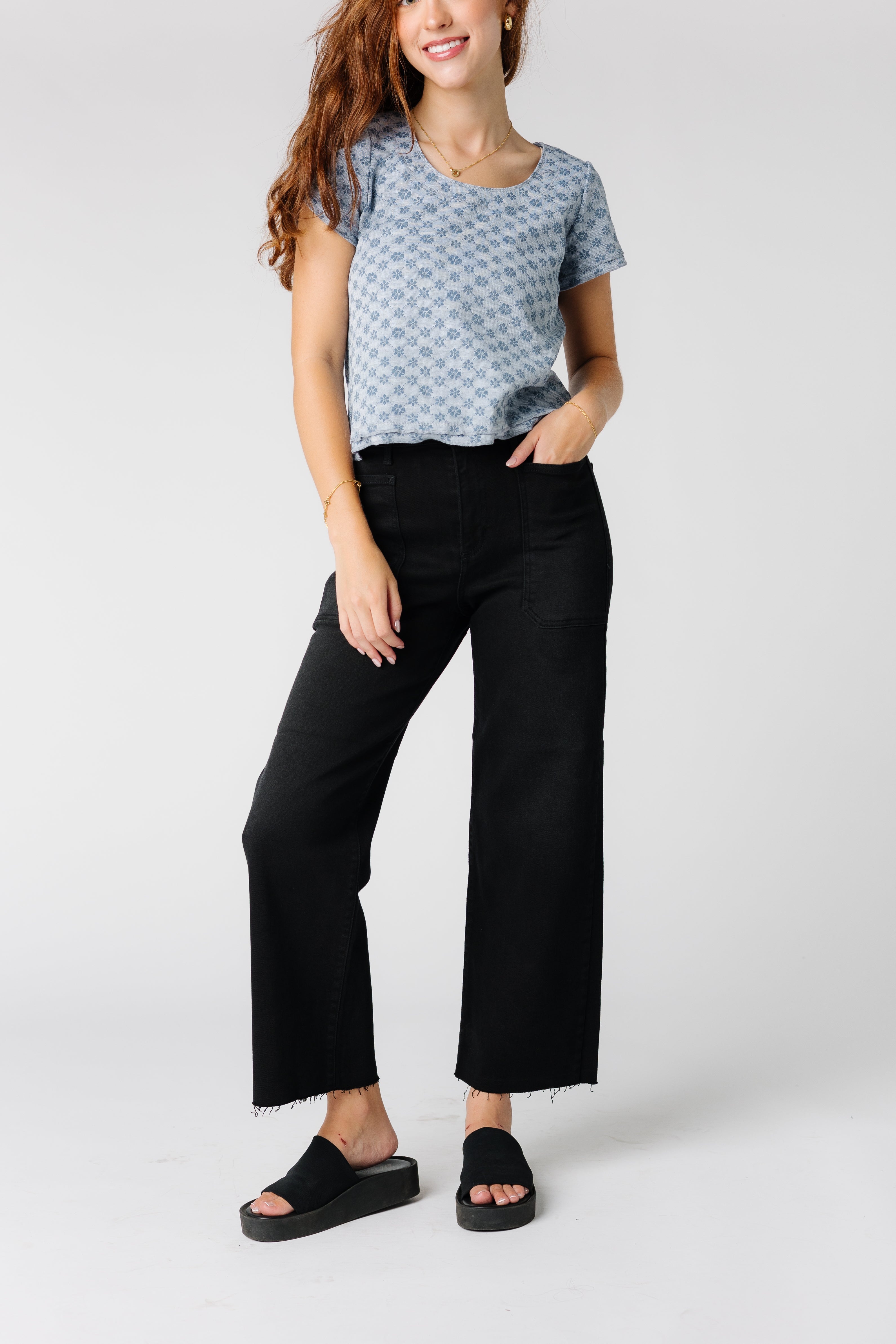 HR Utility Wide Leg Jeans