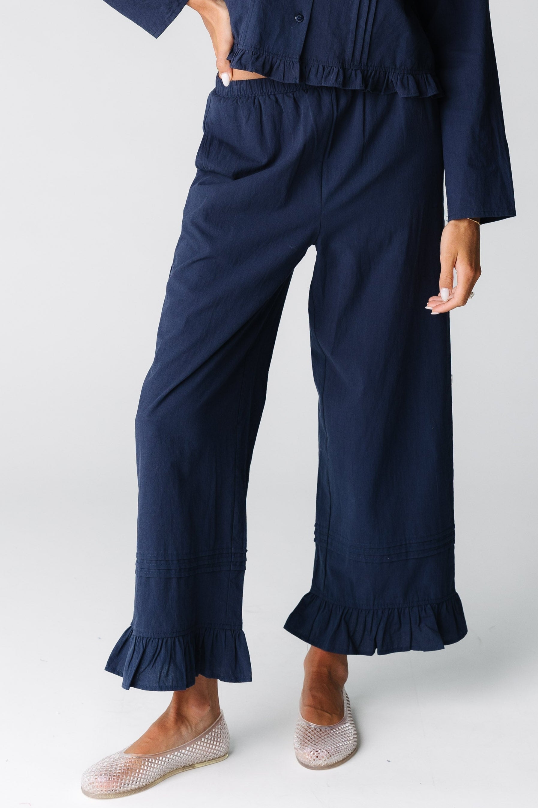 After Midnight Ruffle Hem Pants
