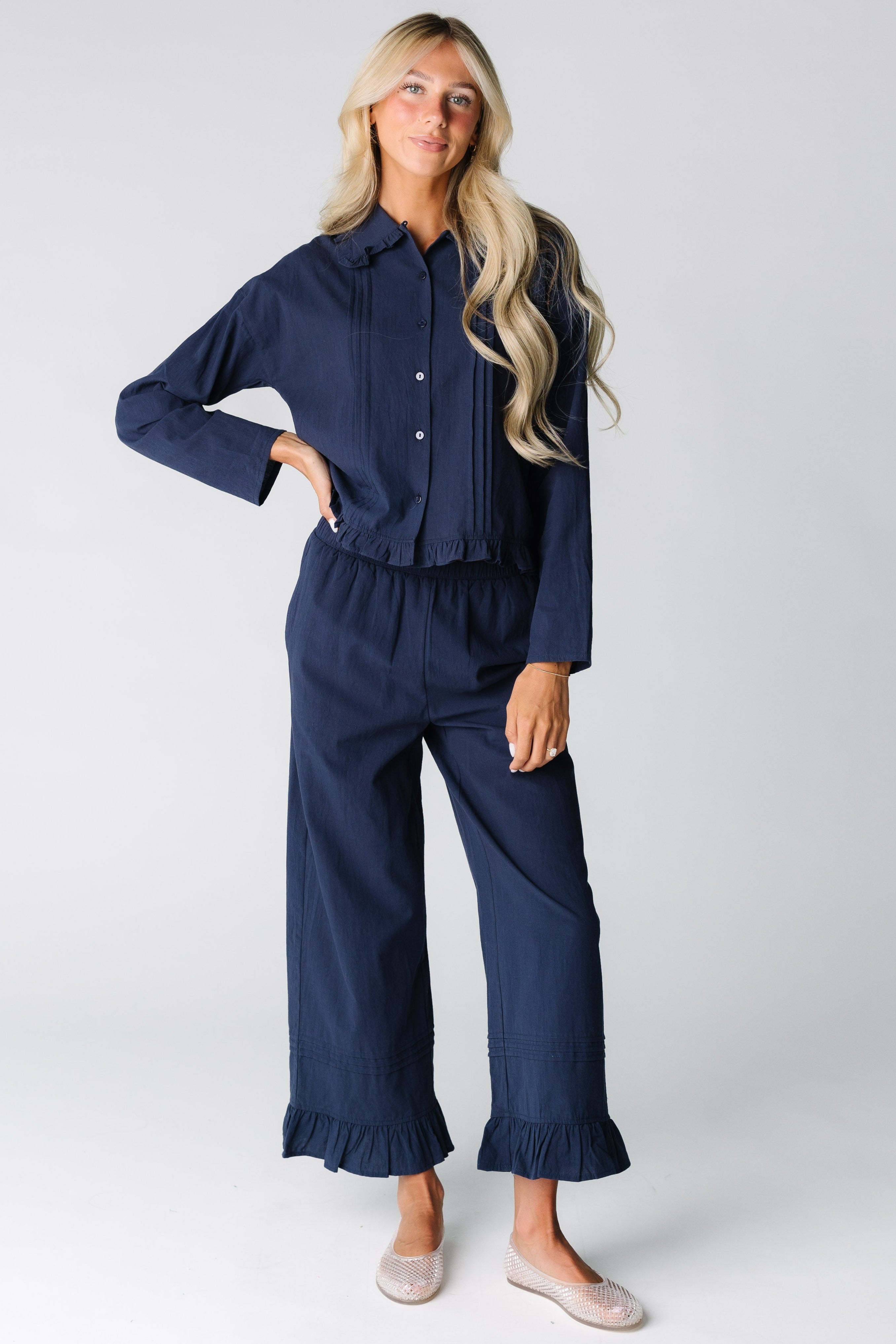 After Midnight Ruffle Hem Pants