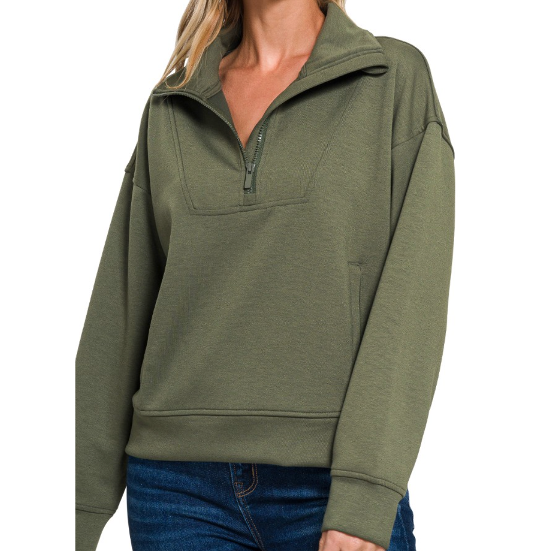 Scuba Half Zip Pullover