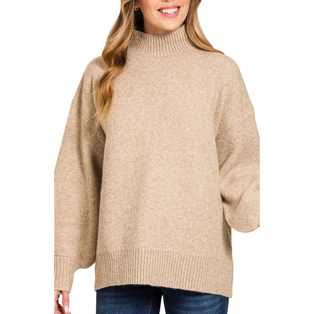 Mock Neck Sweater