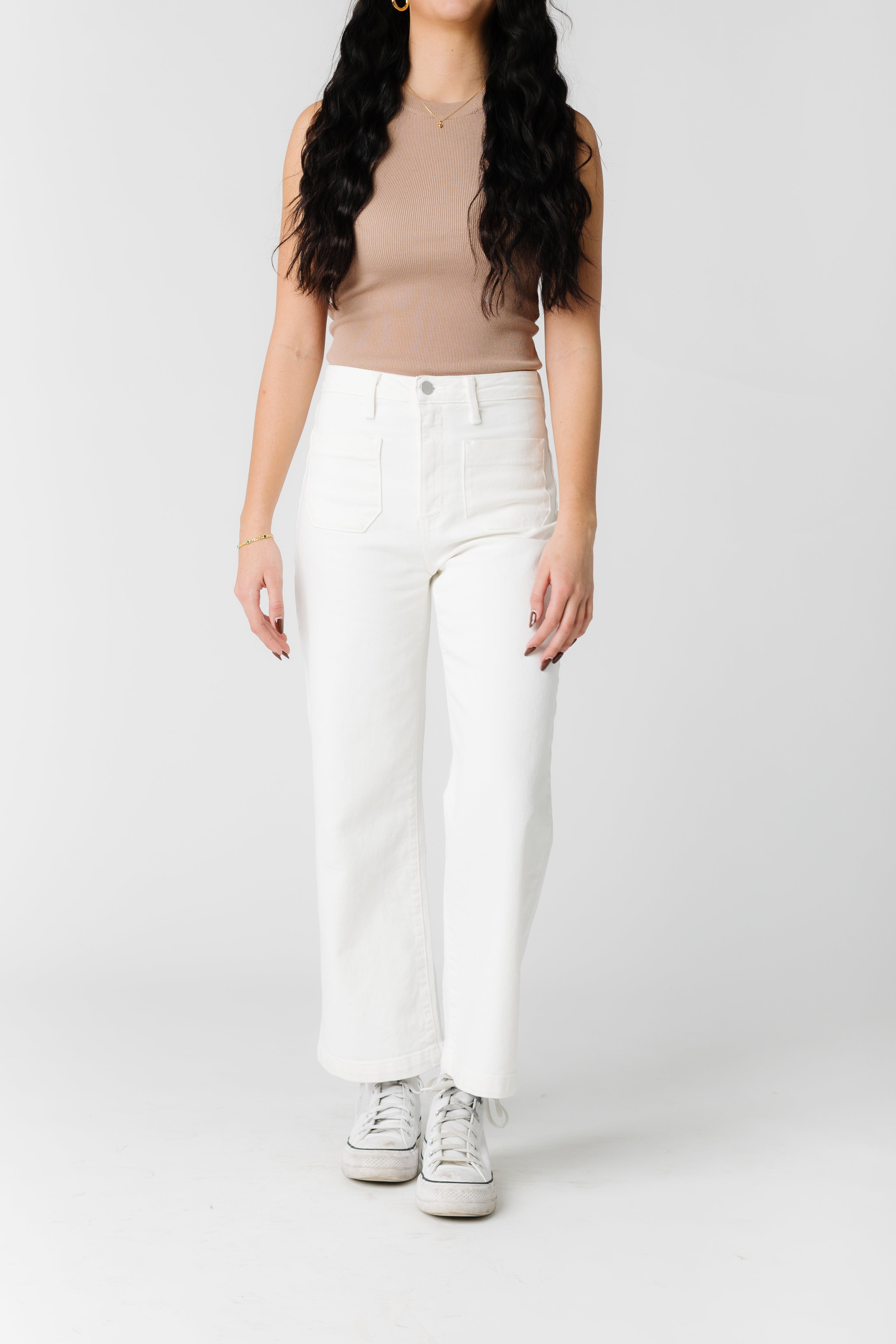 Date Time Pocket Wide Leg Denim