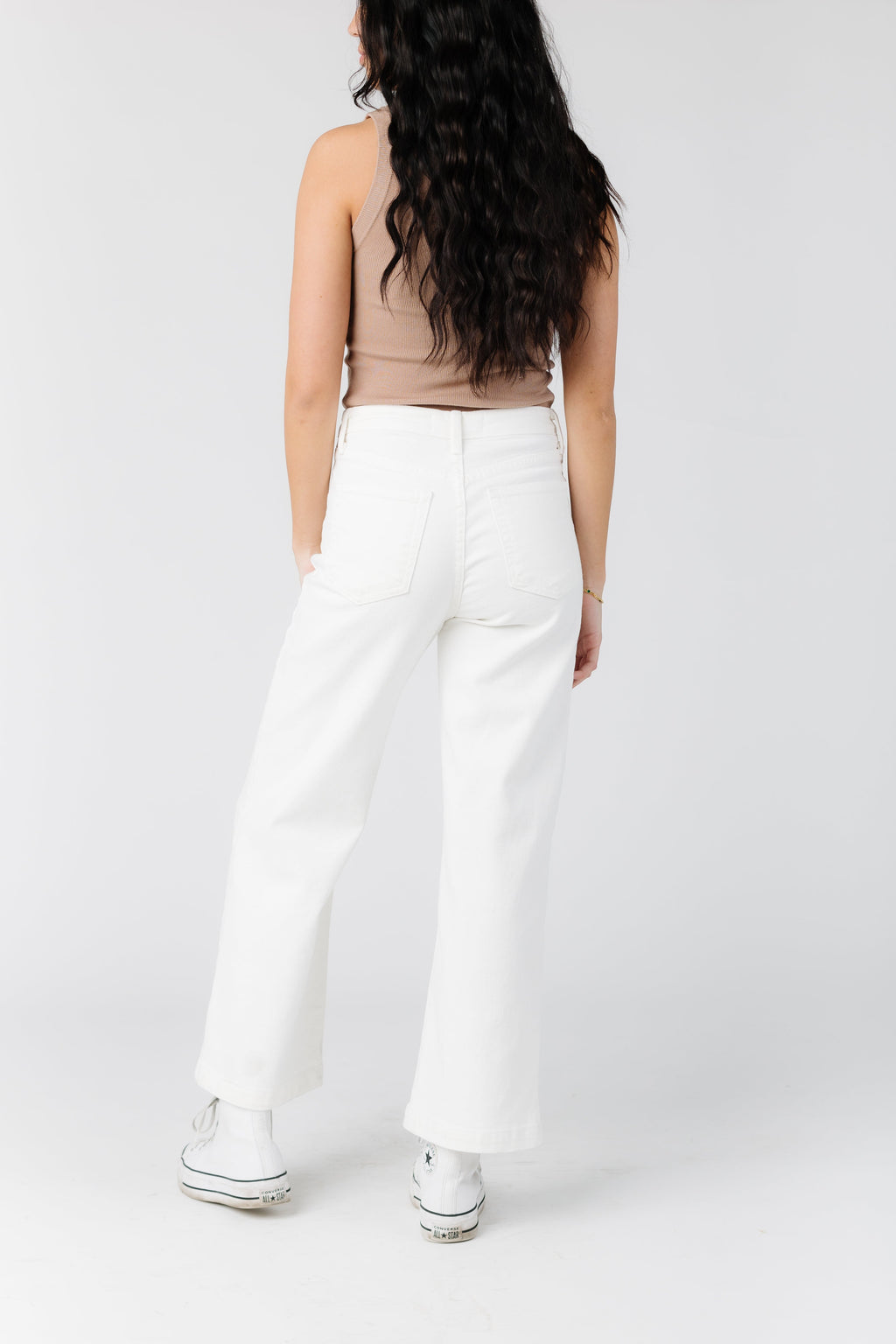 Date Time Pocket Wide Leg Denim